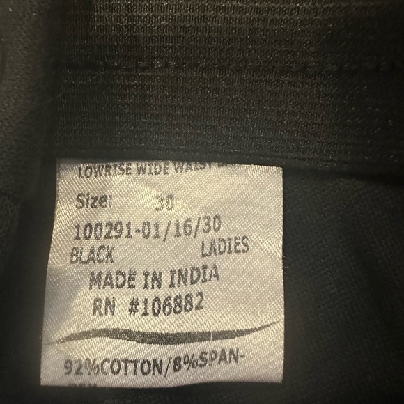 Jpc equestrian low rise wide waist band Breeches in Black - Picture 4 of 6